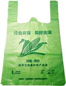 A green bin liner that cannot be used in the FOGO bin