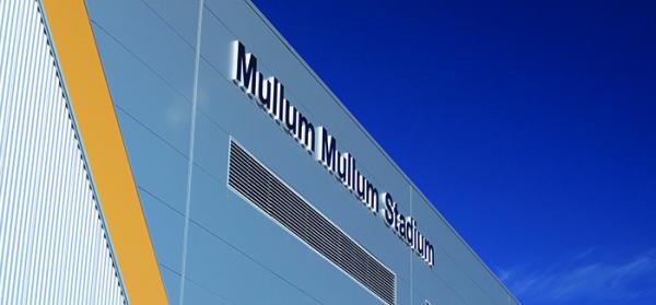 photo of the stadium sign 